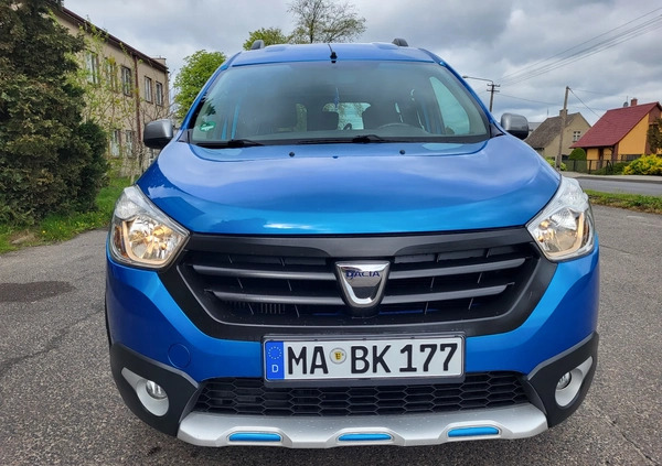 Dacia Dokker cena 32800 przebieg: 134850, rok produkcji 2015 z Złotów małe 781